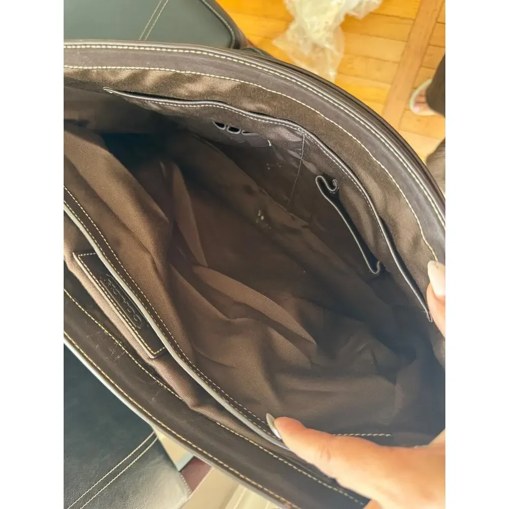 Authentic COACH F70098 Brown Business Beekman Messenger Briefcase Laptop (210
